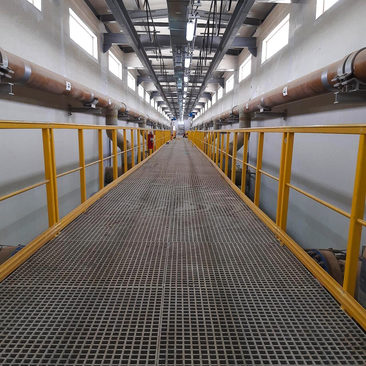 Galler, profiler och konstruktioner i glasfiber. 