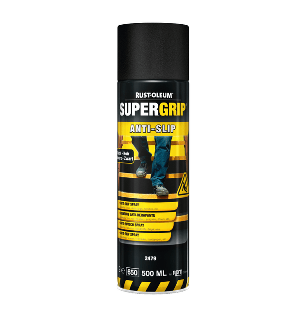 Halkskyddsspray RUSTOLEUM - 500 ml - svart, gul, transparent
