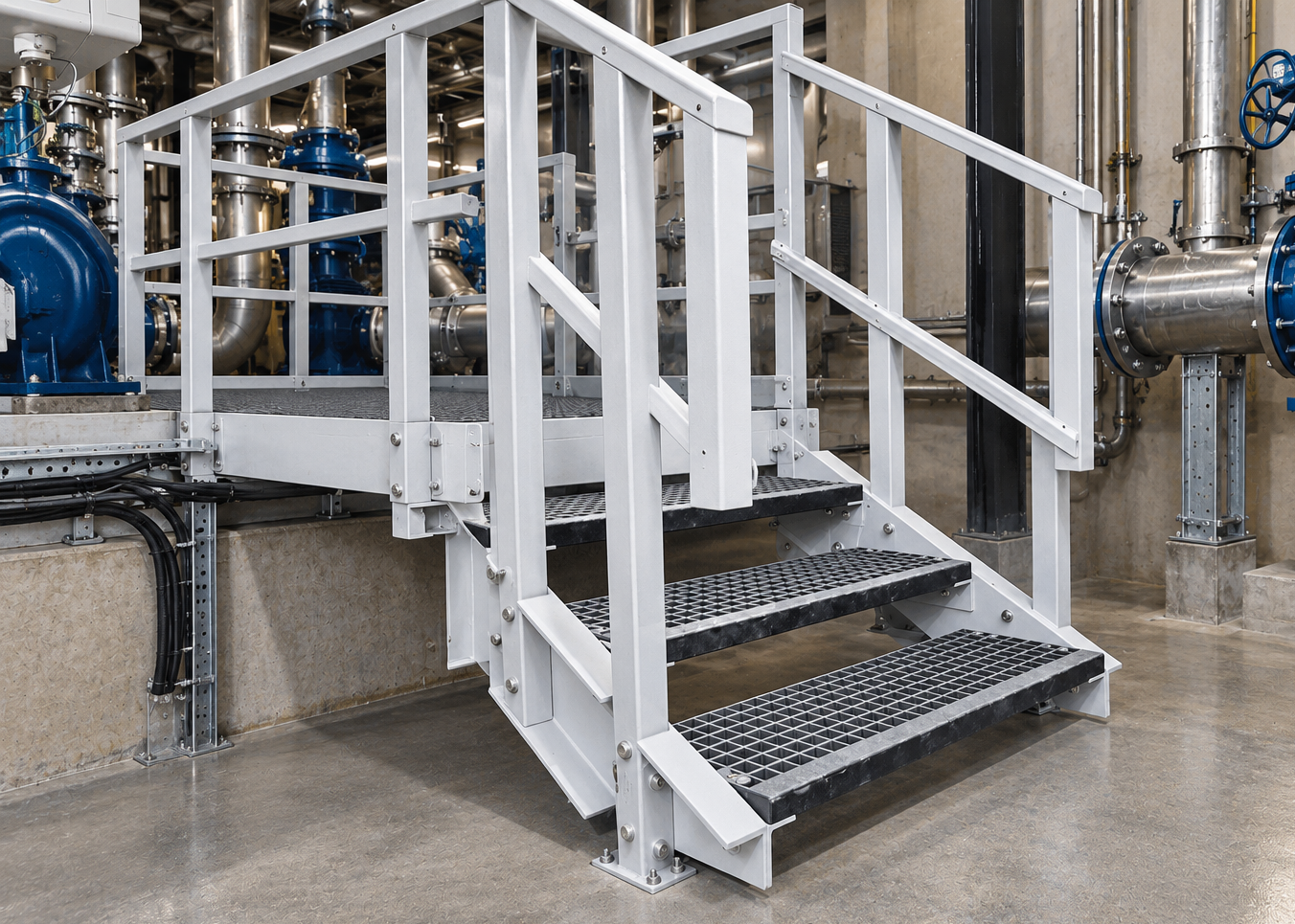 Serviceplattformar vid kraftverk och <br>energiproduktion
